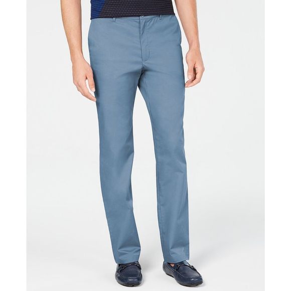 Alfani Men's AlfaTech Classic Fit Chino Pants Blue Size 38x30 - Picture 1 of 4